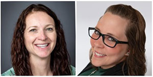 Carrie Gigray and Hannah Schroeder, of the workforce development firm Transfr.