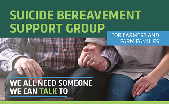 Image from flyer for Farm Family Resource Initiative's Suicide Bereavement Support Group.