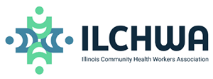 Logo of the ILCHWA - Illinois Community Health Worker Association.