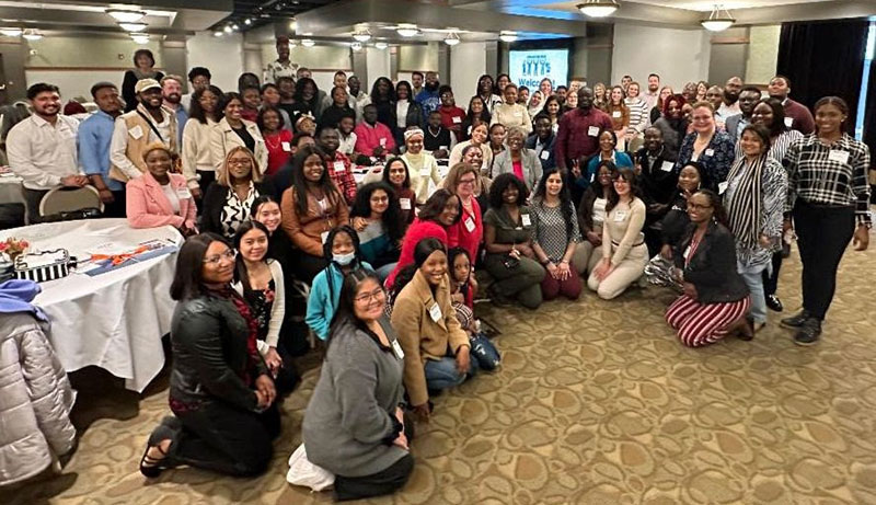 IPHA Student Day 2023 attendees pose for a group shot.