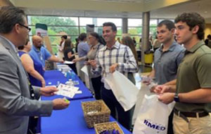 Participants at an RMED event.