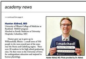 See full article about Dr. Aldred in IAFP's Academy News newsletter.