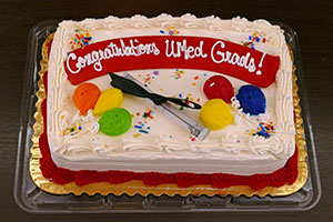 UMed Program 2024 graduation cake.