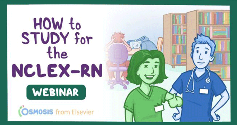 Ad for the How to Study for the NCLEX-RN webinar.