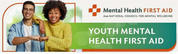 Images from flyer for Youth Mental Health First Aid.